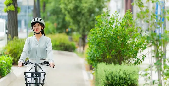 ヘルメット着用の推進